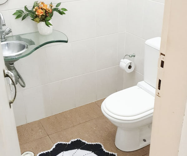 Lavabo em chuveiro